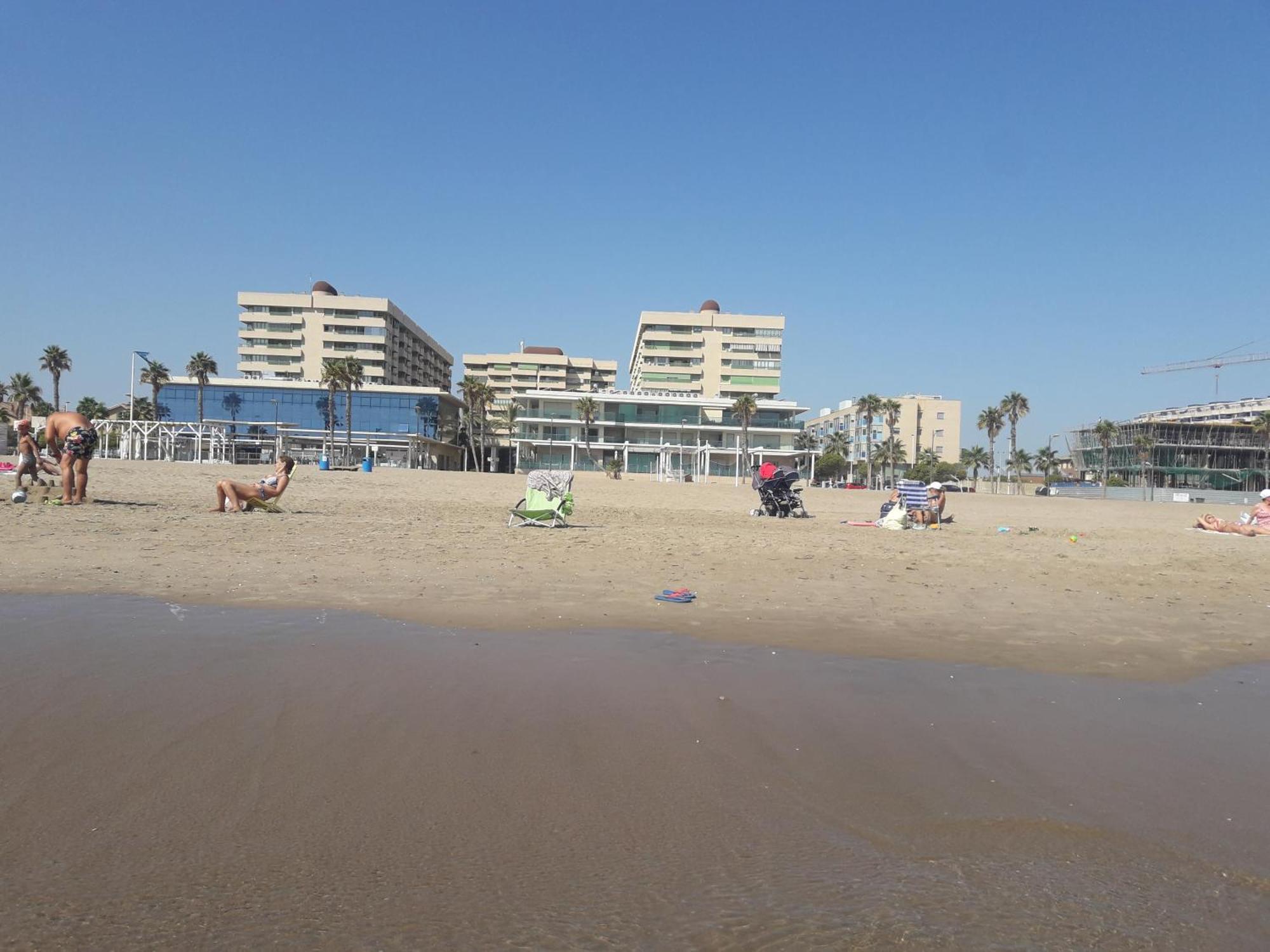 Apartamento Dos Habitaciones Primera Linea De Playa فالنسيا المظهر الخارجي الصورة