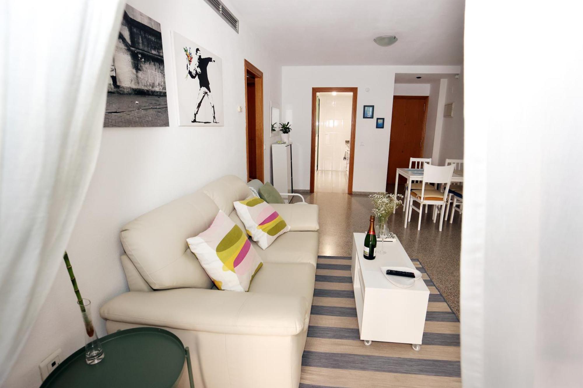 Apartamento Dos Habitaciones Primera Linea De Playa فالنسيا المظهر الخارجي الصورة